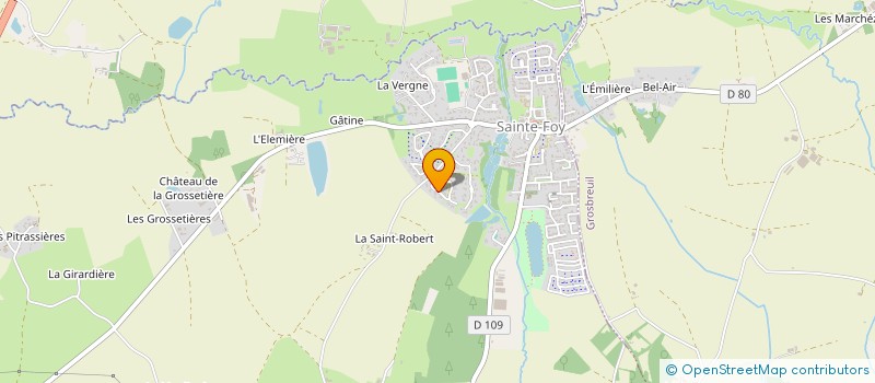 localisation de l'entreprise SCI JARD 1  COEX