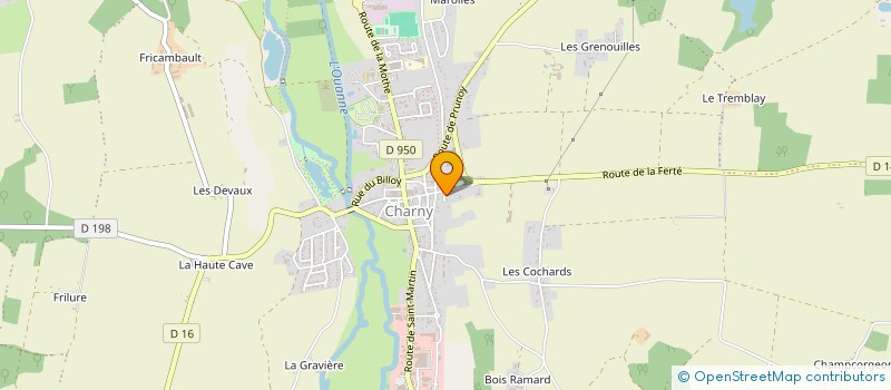 localisation de l'entreprise SCI JARDILANGHE à CHARNY OREE DE PUISAYE