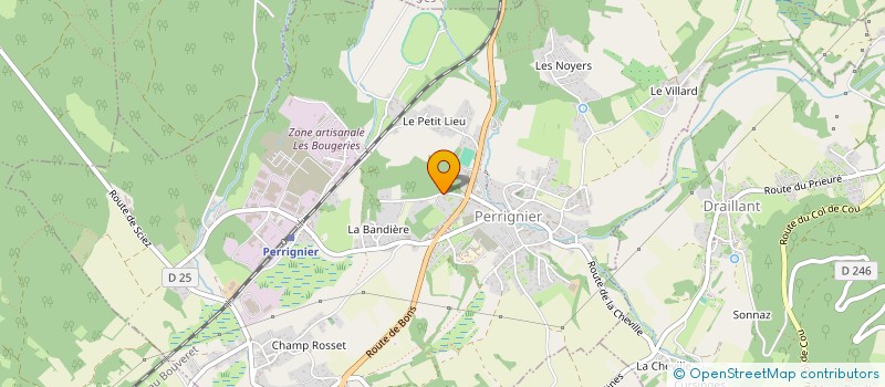 localisation de l'entreprise SCI JARDIN A DAUDE  PERRIGNIER