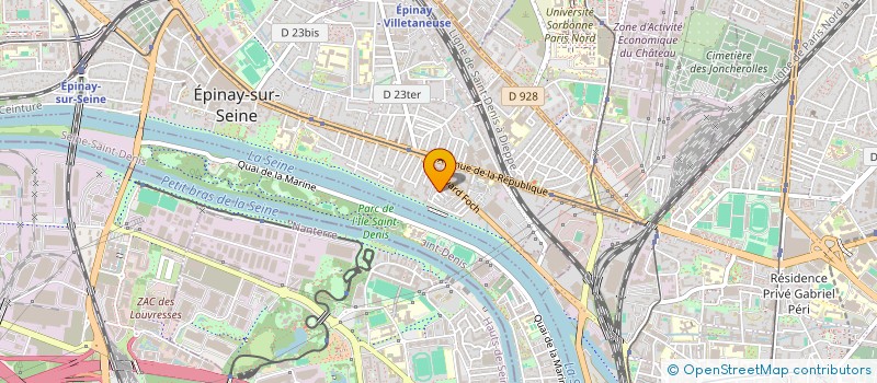localisation de l'entreprise SCI JARDIN CHEVILLARD à EPINAY-SUR-SEINE