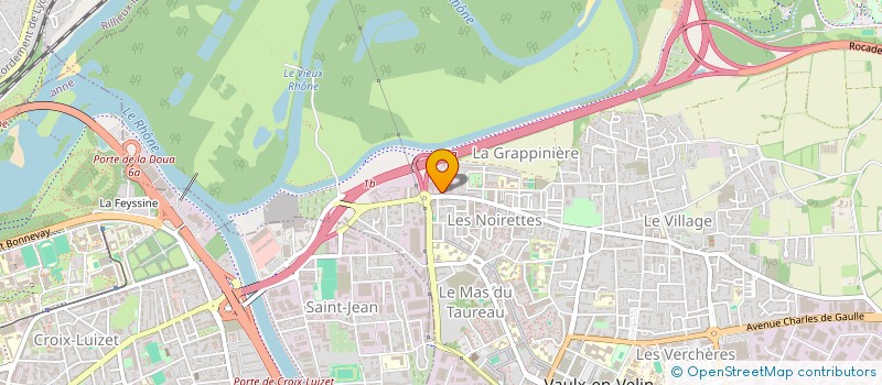 localisation de l'entreprise SCI JARDIN D'HELYS  VIENNE