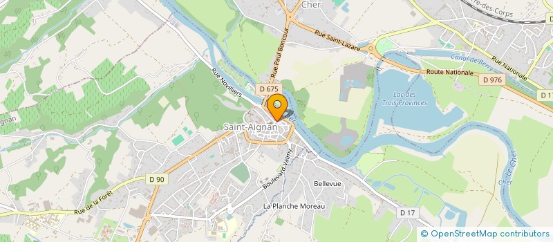 localisation de l'entreprise SCI JARDIN D HIVER à SAINT-AIGNAN