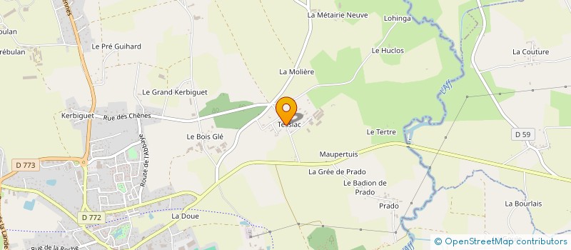 localisation de l'entreprise SCI JARDIN DE GRUNQUEN  GUER