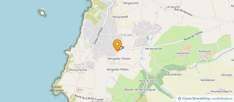 localisation de l'entreprise SCI JARDIN DE KERAVEL  PLOUARZEL