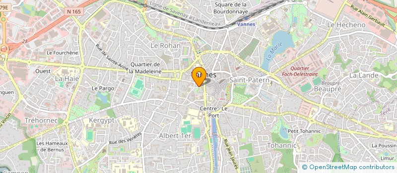 localisation de l'entreprise SCI JARDIN DE LIMUR à VANNES