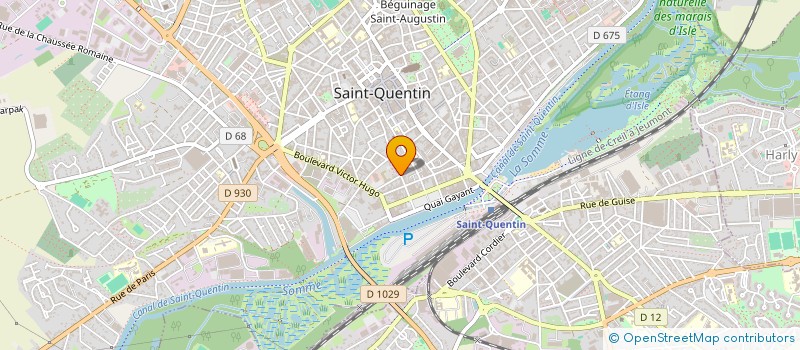 localisation de l'entreprise SCI JARDIN DE VOLTAIRE à SAINT-QUENTIN
