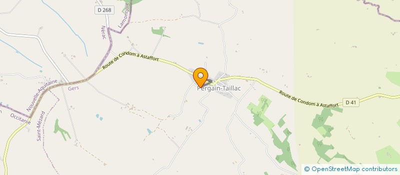 localisation de l'entreprise SCI JARDIN DES BUIS  PERGAIN-TAILLAC