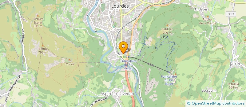 localisation de l'entreprise SCI JARDIN DES FOLIES  LOURDES