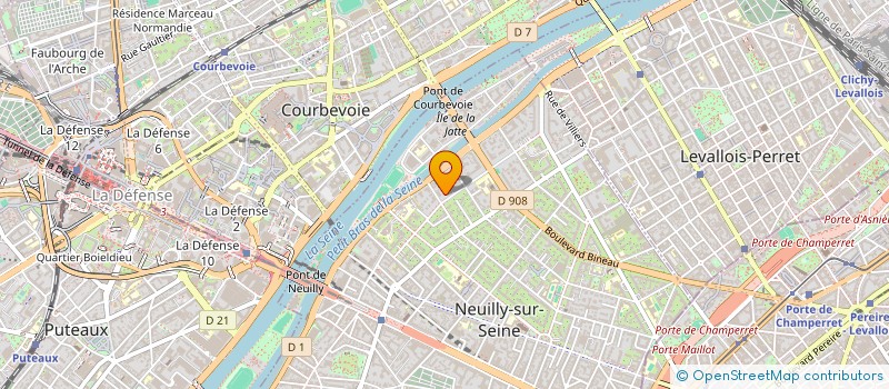 localisation de l'entreprise SCI JARDIN DU CHATEAU à NEUILLY-SUR-SEINE
