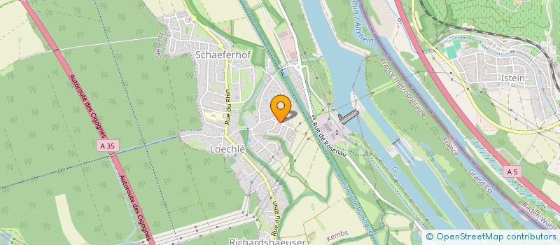 localisation de l'entreprise SCI JARDIN DU PAQUIS  KEMBS