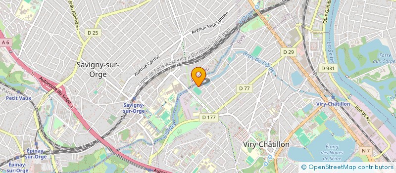 localisation de l'entreprise SCI JARDIN KIM ET JIM à VIRY-CHATILLON