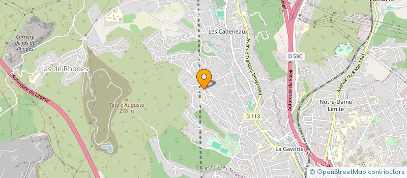 localisation de l'entreprise SCI JARDIN LONCHAMP à LES PENNES-MIRABEAU