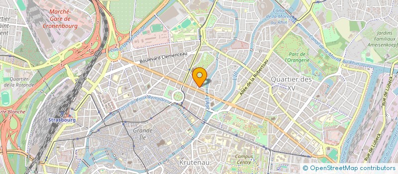 localisation de l'entreprise SCI JARDIN SECRET 1 à STRASBOURG