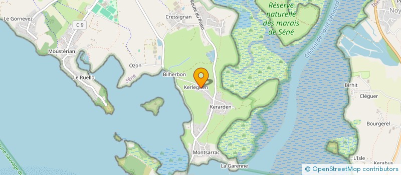 localisation de l'entreprise SCI JARDIN SINAGOT à SENE