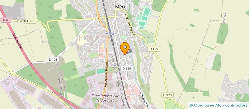 localisation de l'entreprise SCI JARDINAT  MERU