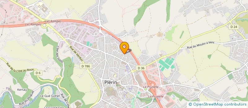 localisation de l'entreprise SCI JARDINES DEL MAR  PLERIN