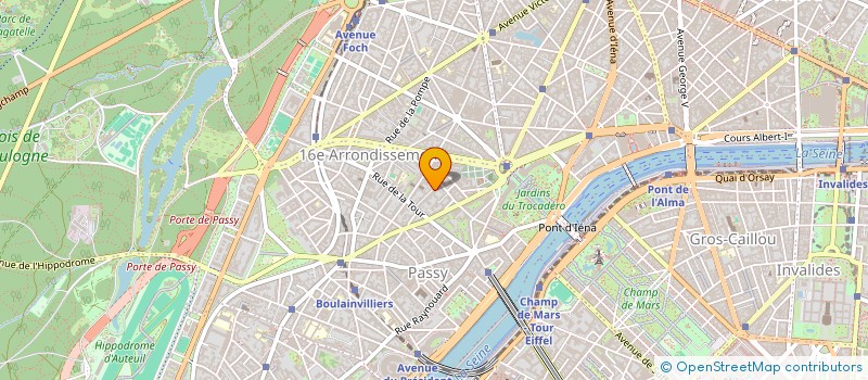 localisation de l'entreprise SCI JARDINS - BRAULT à PARIS