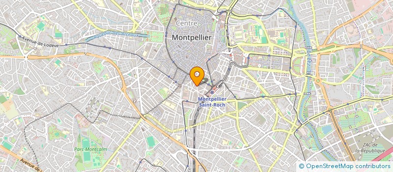 localisation de l'entreprise SCI JARDINS DE LA BABOTE à MONTPELLIER