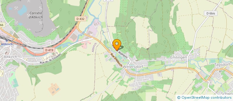 localisation de l'entreprise SCI JARDINS DE MARIE 5  WITTERSDORF