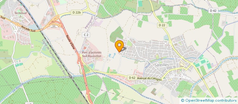 localisation de l'entreprise SCI JARDINS DE TAVIRA  SALEILLES