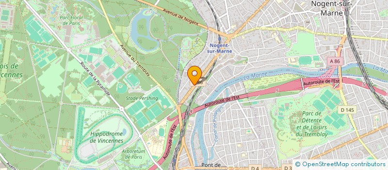 localisation de l'entreprise SCI JARDINS SAINT-ELME  NOGENT-SUR-MARNE
