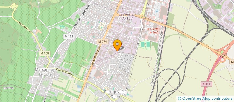 localisation de l'entreprise SCI JARE  GEVREY CHAMBERTIN