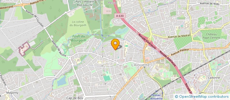 localisation de l'entreprise SCI JAREDA  PESSAC