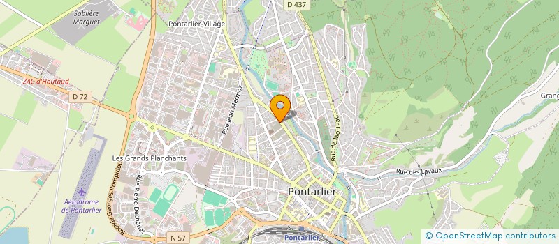 localisation de l'entreprise SCI JAREN'CO  PONTARLIER