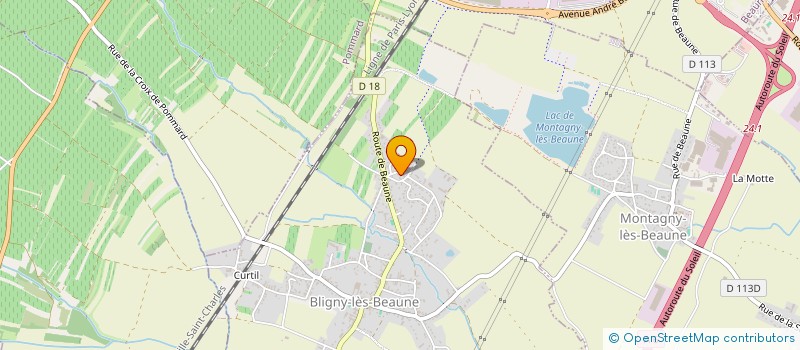 localisation de l'entreprise SCI JAREVAL  BLIGNY-LES-BEAUNE