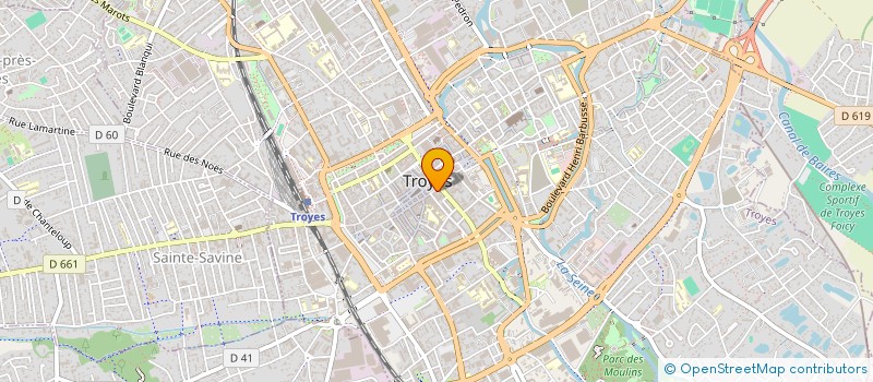 localisation de l'entreprise SCI JARGONDIS à TROYES