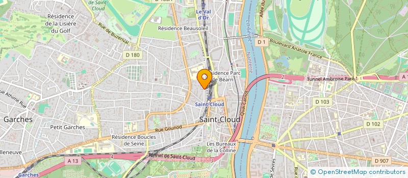 localisation de l'entreprise SCI JARIE à SAINT-CLOUD