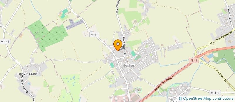 localisation de l'entreprise SCI JARIEZ  HERLIES