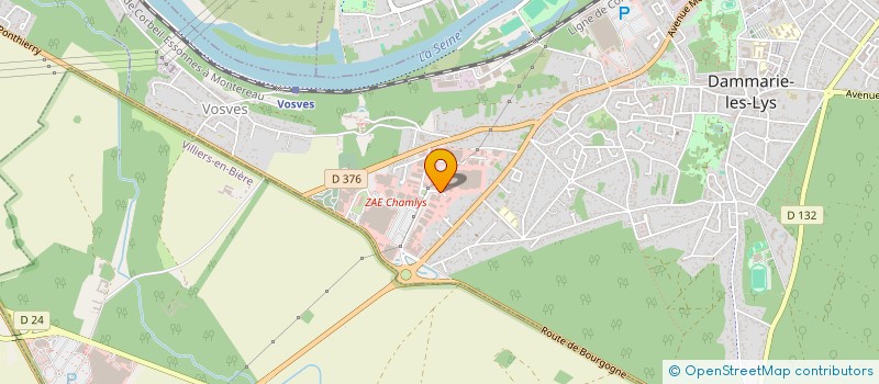 localisation de l'entreprise SCI JARLAT JUIN à DAMMARIE-LES-LYS