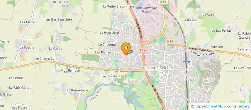 localisation de l'entreprise SCI JARNO  VERN-SUR-SEICHE