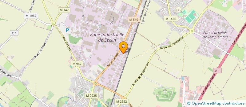 localisation de l'entreprise SCI JARO  SECLIN