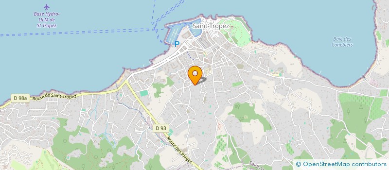 localisation de l'entreprise SCI JARO à SAINT-TROPEZ