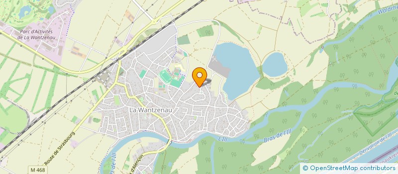 localisation de l'entreprise SCI JAROD  LA WANTZENAU