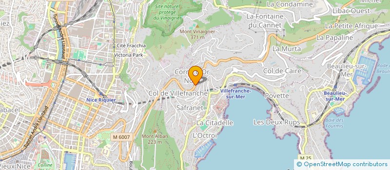 localisation de l'entreprise SCI JARODA  VILLEFRANCHE-SUR-MER