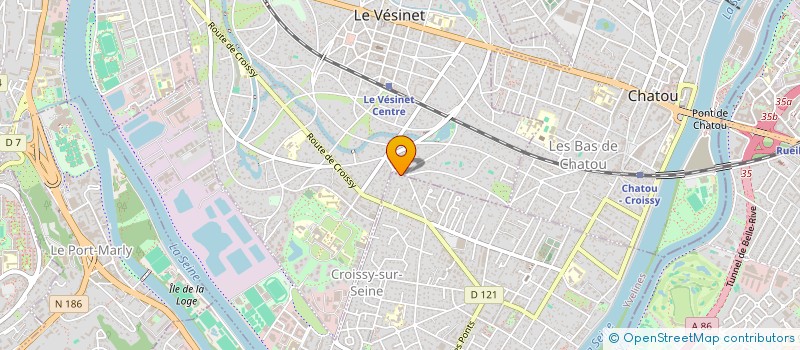 localisation de l'entreprise SCI JAROMATE  CROISSY-SUR-SEINE