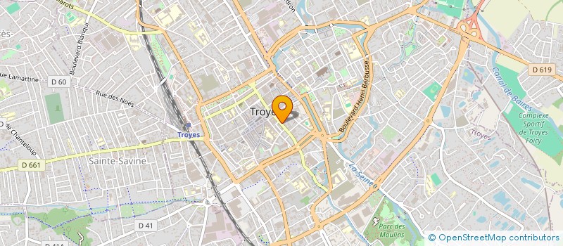 localisation de l'entreprise SCI JAROU  TROYES
