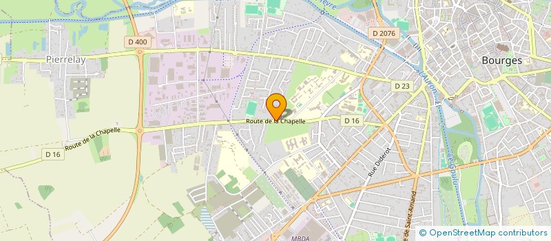 localisation de l'entreprise SCI JARRAUD  BOURGES