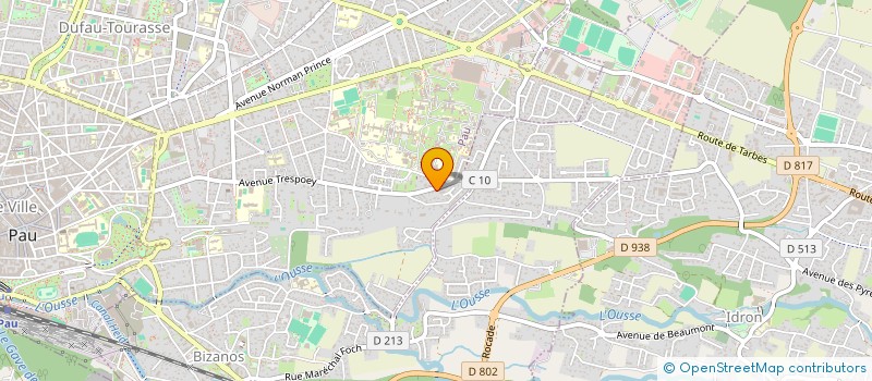 localisation de l'entreprise SCI JARRIE à PAU