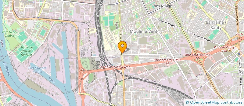 localisation de l'entreprise SCI JARRIER  VENISSIEUX