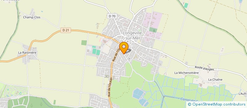 localisation de l'entreprise SCI JARRIGE  LONGEVILLE-SUR-MER