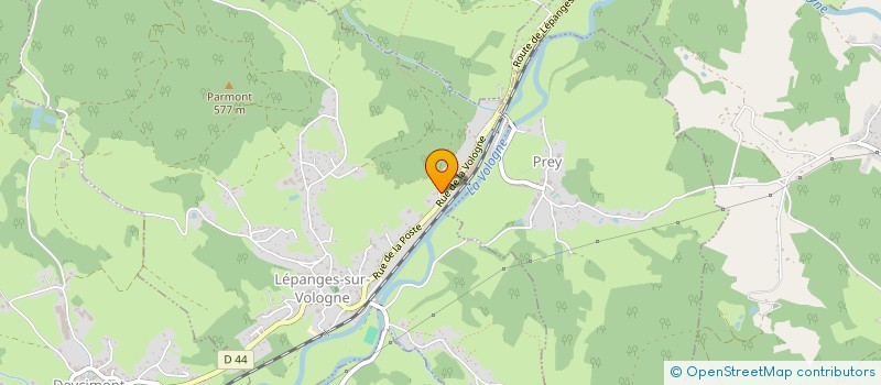 localisation de l'entreprise SCI JARVILLE-IMMO  LEPANGES-SUR-VOLOGNE