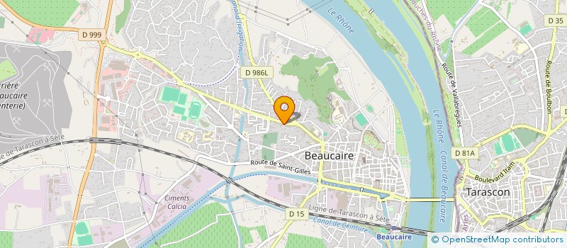 localisation de l'entreprise SCI JAS  BEAUCAIRE