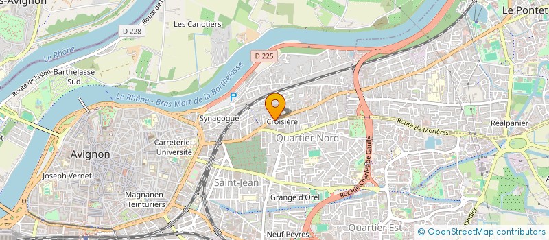 localisation de l'entreprise SCI JAS  AVIGNON