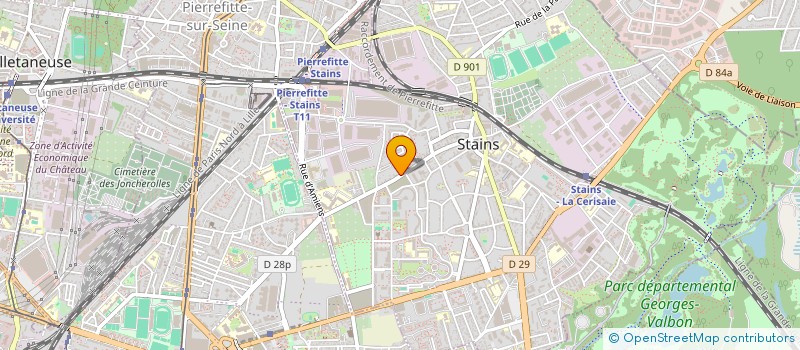 localisation de l'entreprise SCI JAS à STAINS