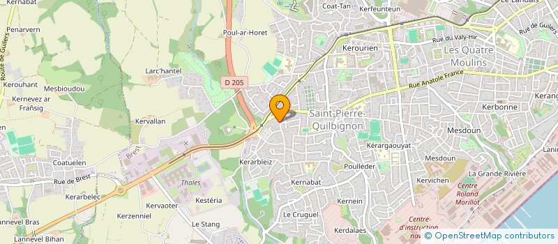 localisation de l'entreprise SCI JAS  BREST