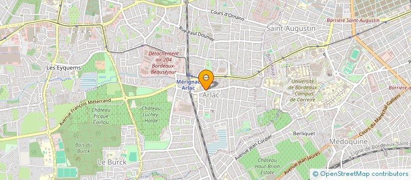 localisation de l'entreprise SCI JAS  SANGUINET